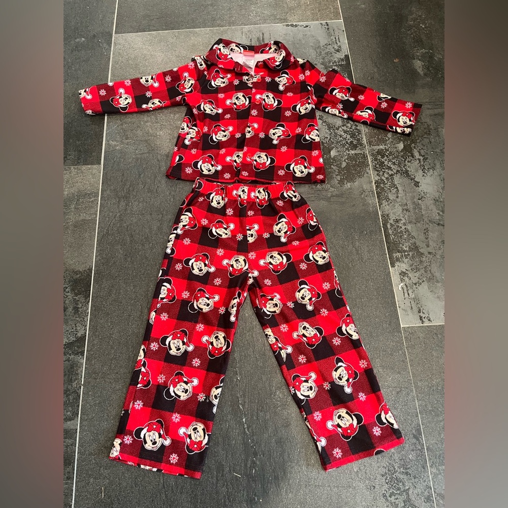 Minnie Mouse Christmas PJ Set